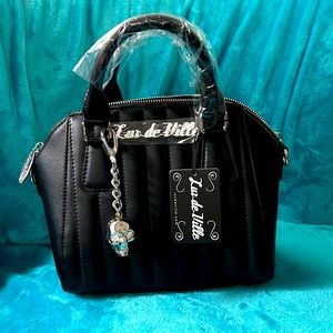 NWT Lux de Ville black purse